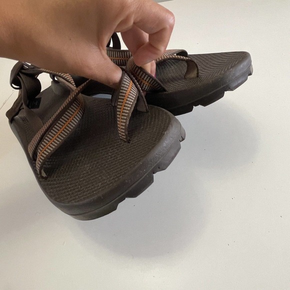 Men’s Chaco Sz 15 Medium Width Brown Hiking Strap Sandals Shoes Vibram main image 10